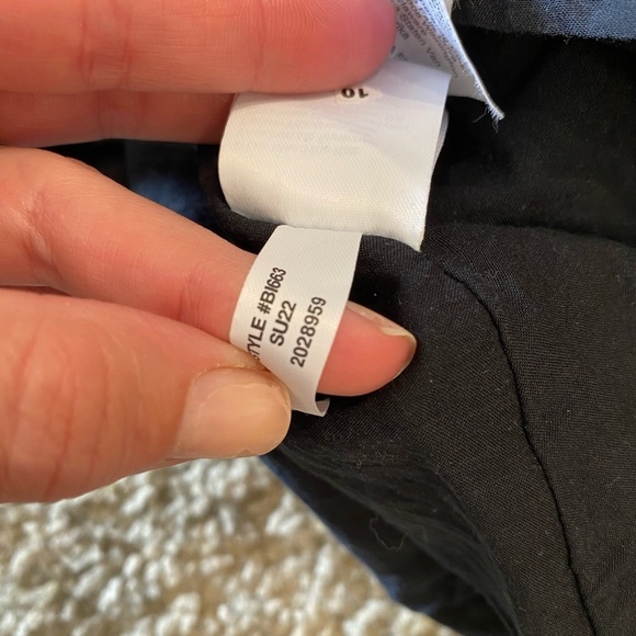 J.Crew Women’s Halter Tie Mini Tiered Dress in Black Size M Vacation Sundress - Picture 9 of 9